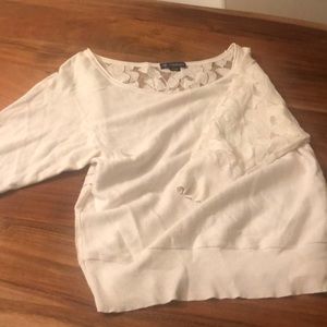 AE off-white dolman top